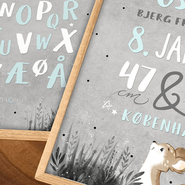 Fødselsplakat Anmeldelse PRIK & STREG