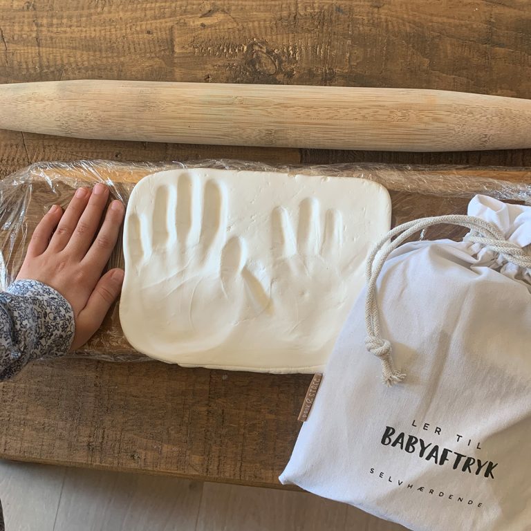 ler til babyaftryk | Selvhærdende papirler fra PRIK og STREG