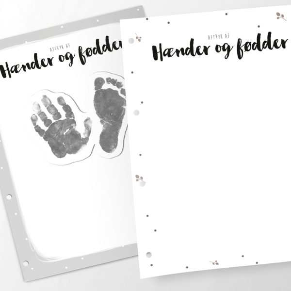 gratis babyaftryk hænder og fødder