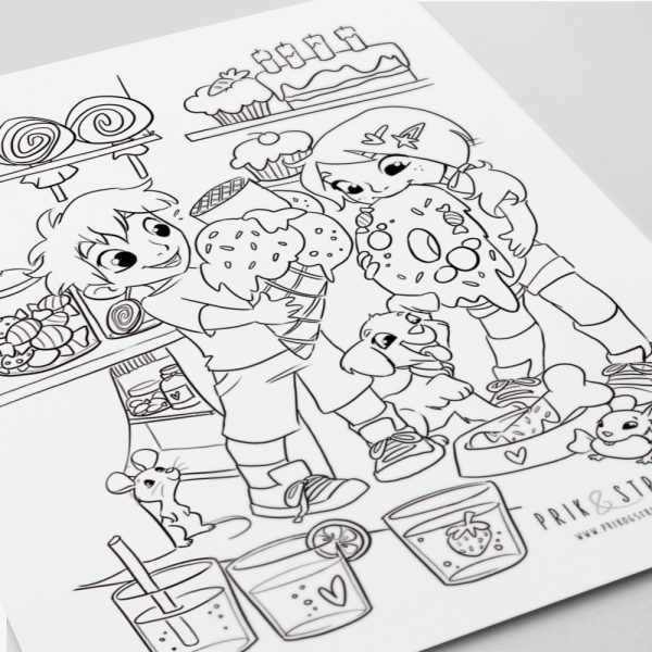 slikbutik gratis downloads malebogsside PRIK og STREG