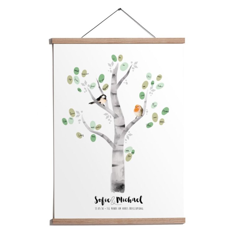 fingerabdruckposter birke