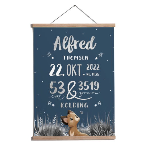 Namensposter Woodland Firefly